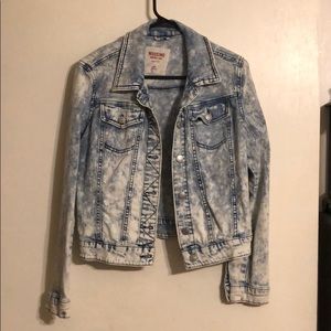 Mossimo Acid wash jean jacket size M